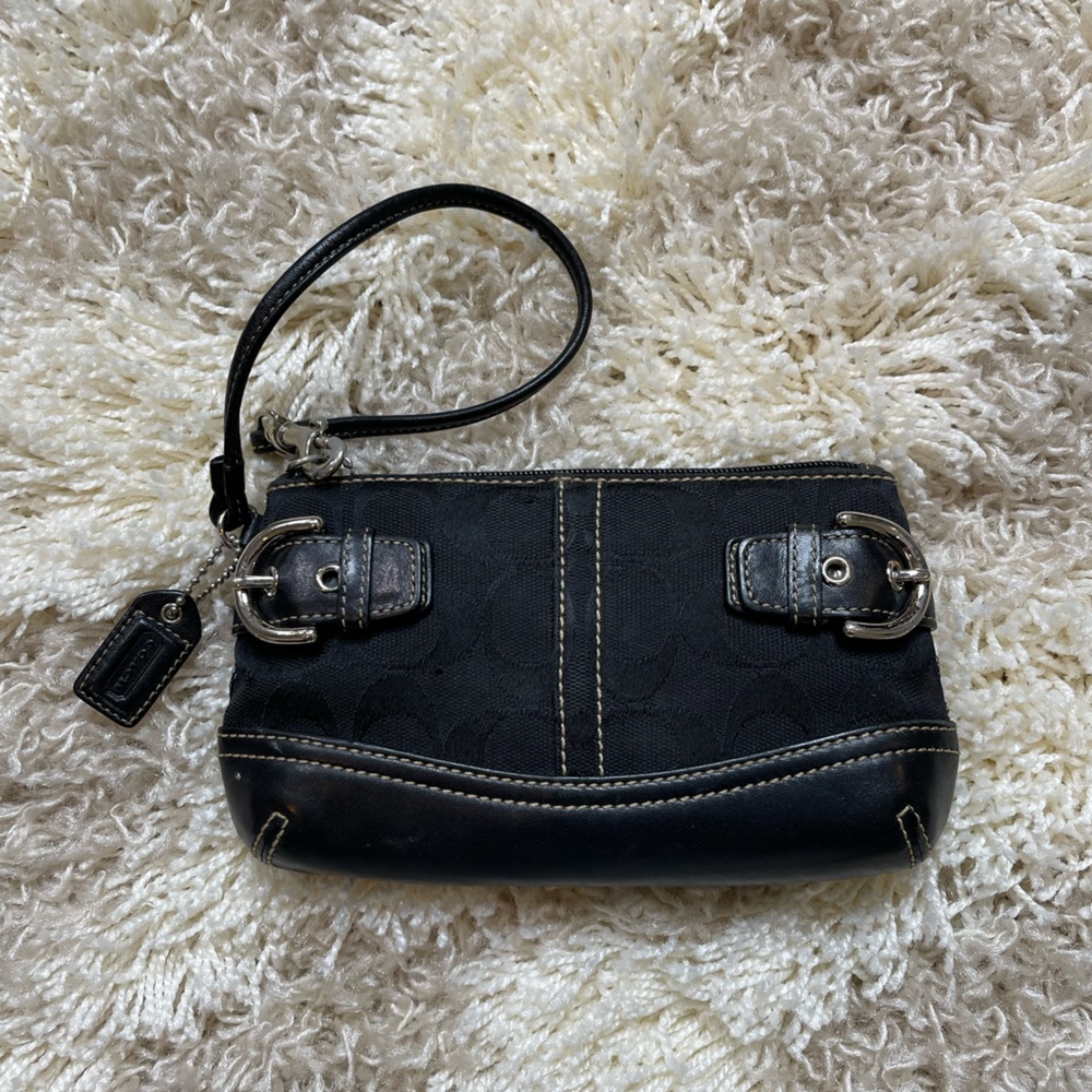 Coach Monogram Wristlet - Picture 2 of 7